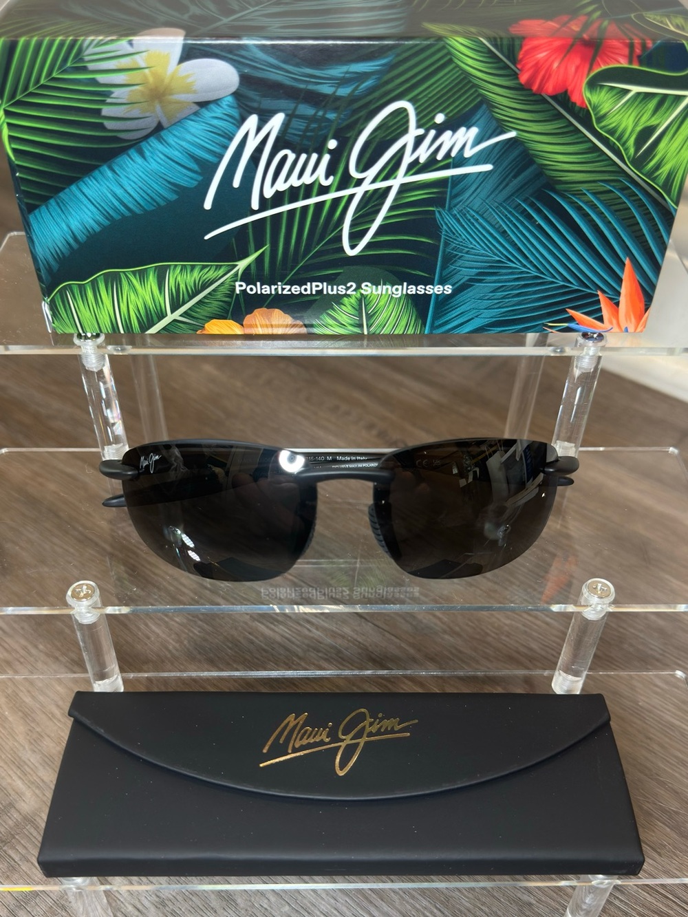 Maui Jim Ho’okipa Ultra Polarized Rimless Sunglasses